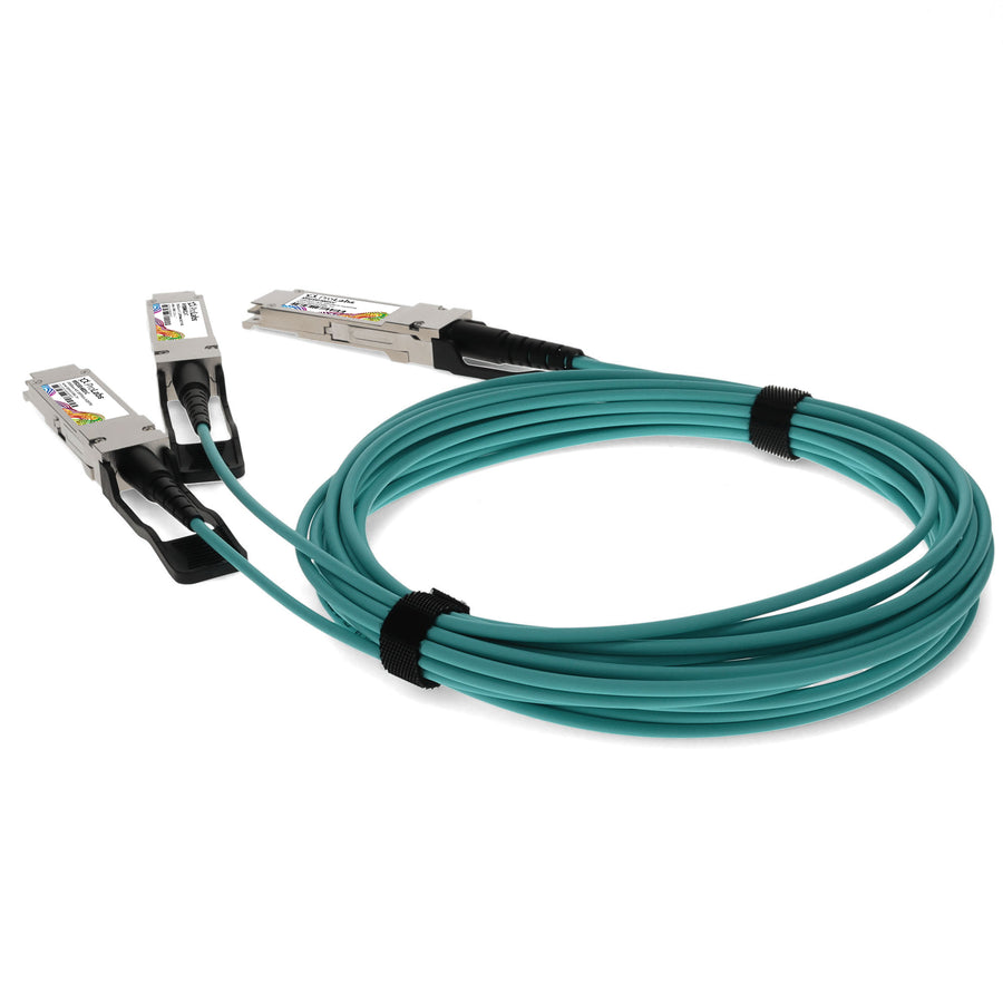 Prolabs Mellanox MFS1S50-H001V Compatible TAA 200G-AOC QSFP56 to 2xQSFP56 Infiniband HDR Active Optical Cable (850nm, MMF, 1m, LSZH)