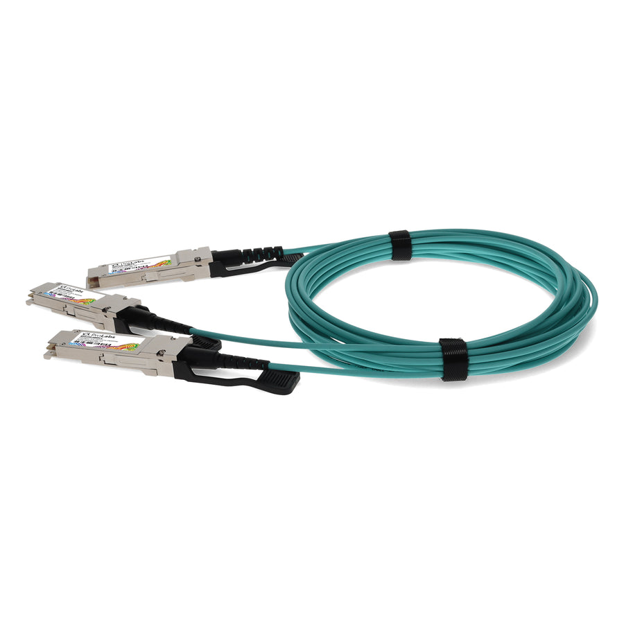 Prolabs Mellanox MFS1S50-H005V Compatible TAA 200G-AOC QSFP56 to 2xQSFP56 Infiniband HDR Active Optical Cable (850nm, MMF, 5m, LSZH)