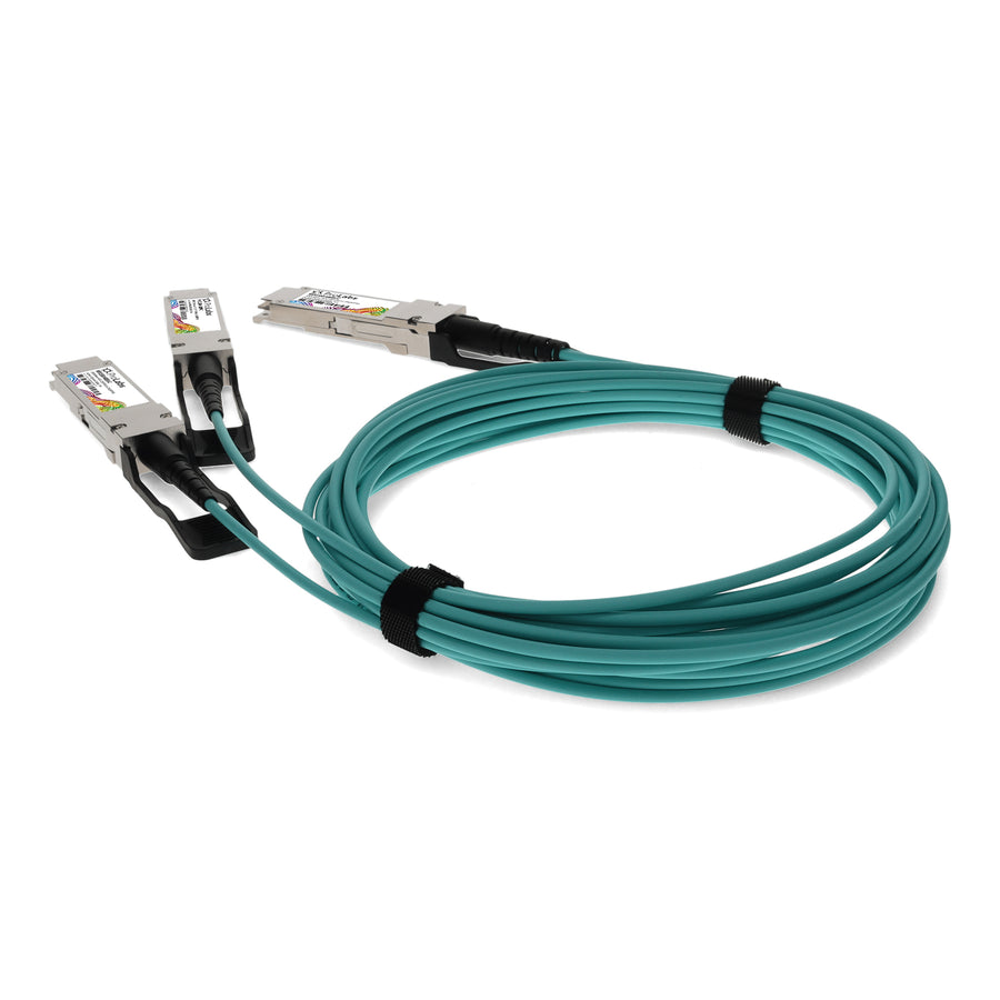 Prolabs Mellanox MFS1S50-H005V Compatible TAA 200G-AOC QSFP56 to 2xQSFP56 Infiniband HDR Active Optical Cable (850nm, MMF, 5m, LSZH)