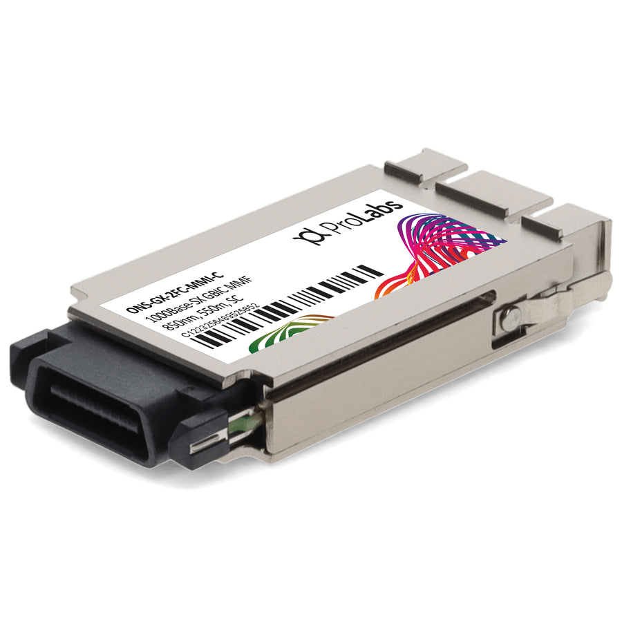 Prolabs Cisco ONS-GX-2FC-MMI Compatible TAA 1000Base-SX GBIC Transceiver (MMF, 850nm, 550m, SC)