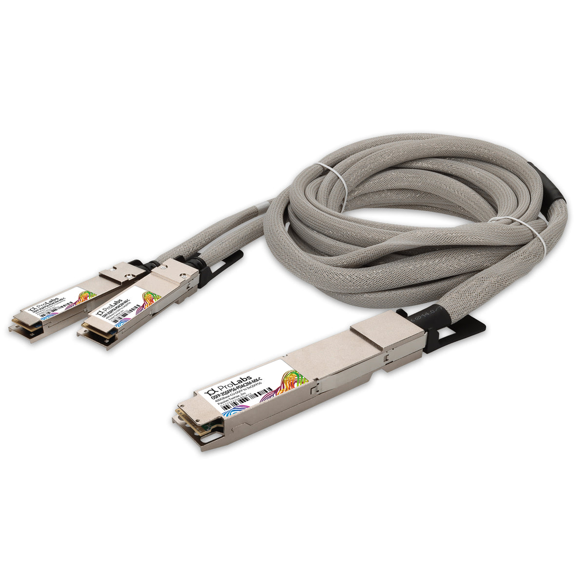 Prolabs Mellanox Compatible 400GBase-CU OSFP to 2xQSFP56 Direct Attach Cable (Passive Twinax, 2m)