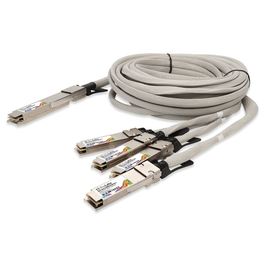 Prolabs MSA and TAA 800GBase-CU OSFP to 4xQSFP112 Direct Attach Cable (Passive Twinax, 1m)