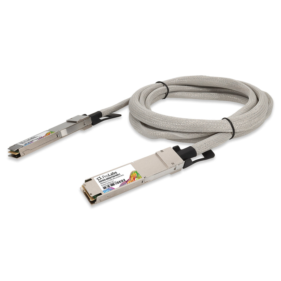 Prolabs MSA and TAA 400GBase-CU OSFP-RHS to OSFP-RHS Direct Attach Cable (Passive Twinax, 2m, NDR)