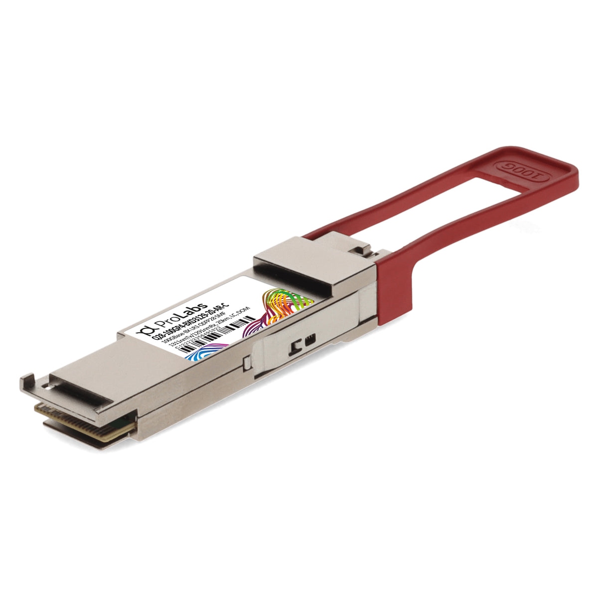 Prolabs Arista Networks Compatible TAA 100GBase-BX LR1 PAM4 QSFP28 Transceiver Single Lambda (SMF, 1311nmTx/1291nmRx, 20km, LC, DOM)