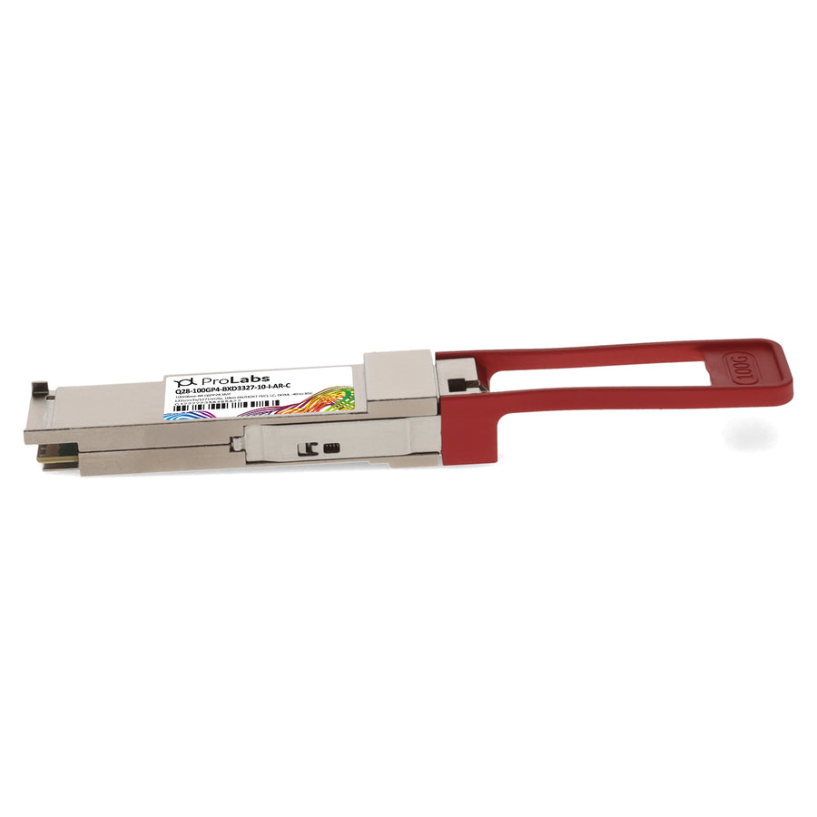 Prolabs Arista Networks Compatible TAA 100GBase-BX PAM4 QSFP28 Transceiver (SMF, 1331nmTx/1271nmRx, 10km w/FEC, LC, DOM, -40 to 85C)