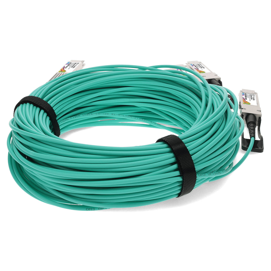 Prolabs MSA and TAA Compliant 400GBase-AOC QSFP-DD to 4xQSFP56 PAM-4 Active Optical Cable (850nm, MMF, 8m) CMIS 3.0