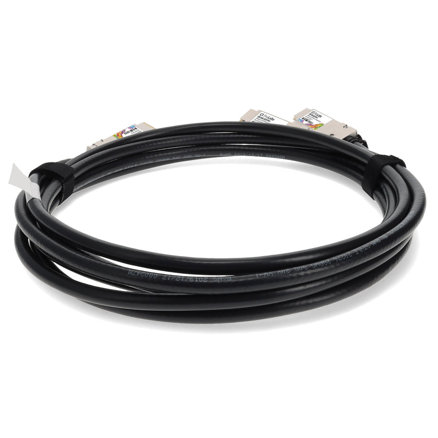 Prolabs MSA and TAA Compliant 200GBase-CU QSFPDD to 2x 100Gb QSFP28 Direct Attach Cable (Passive Twinax, 1m)