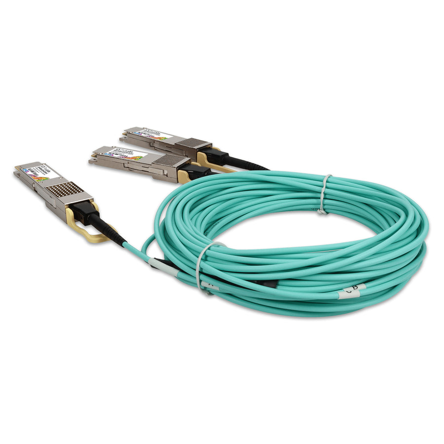 Prolabs Alcatel-Lucent Nokia Compatible TAA 400GBase-AOC QSFP-DD to 2xQSFP56 Active Optical Cable (850nm, MMF, 3m)