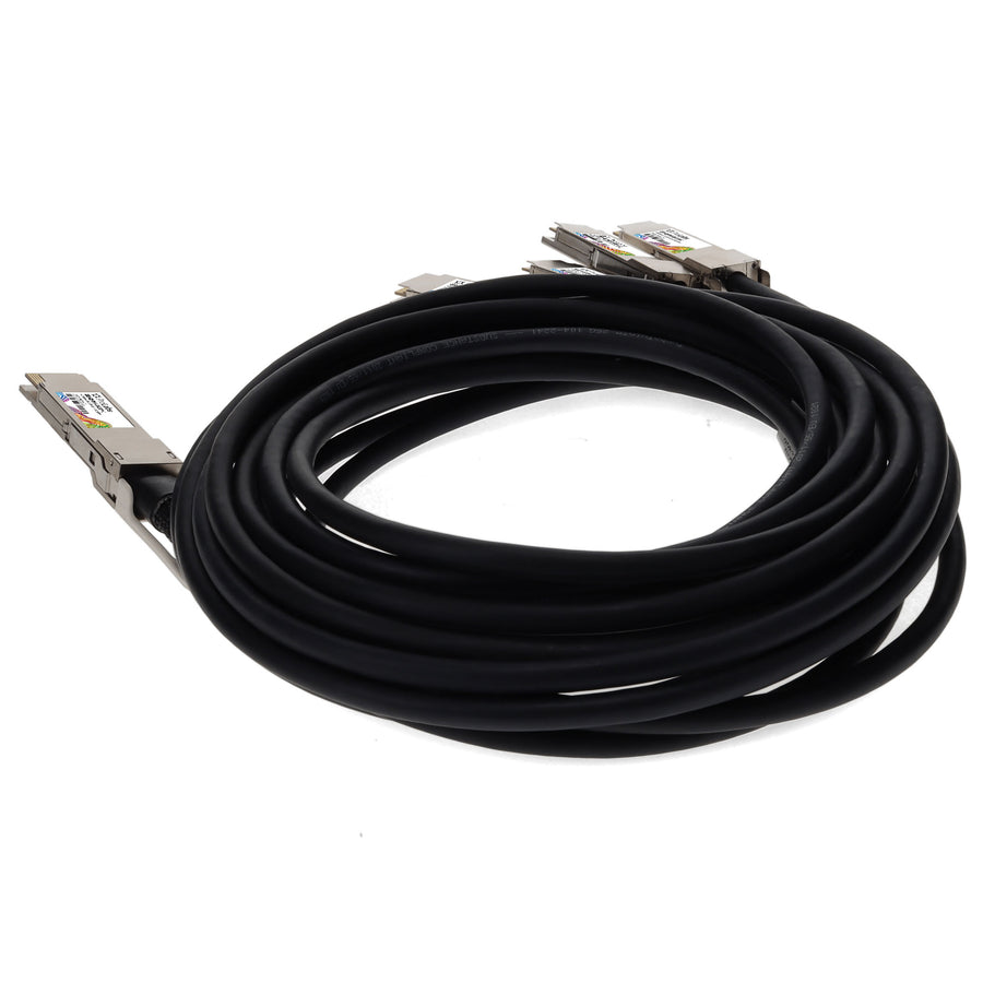 Prolabs Cisco QDD-4QSFP56-400-CU1M Compatible TAA Compliant 400GBase-CU QSFP-DD 400G to 4xQSFP56 100G PAM-4 Direct Attach Cable (Passive Twinax, 1m)