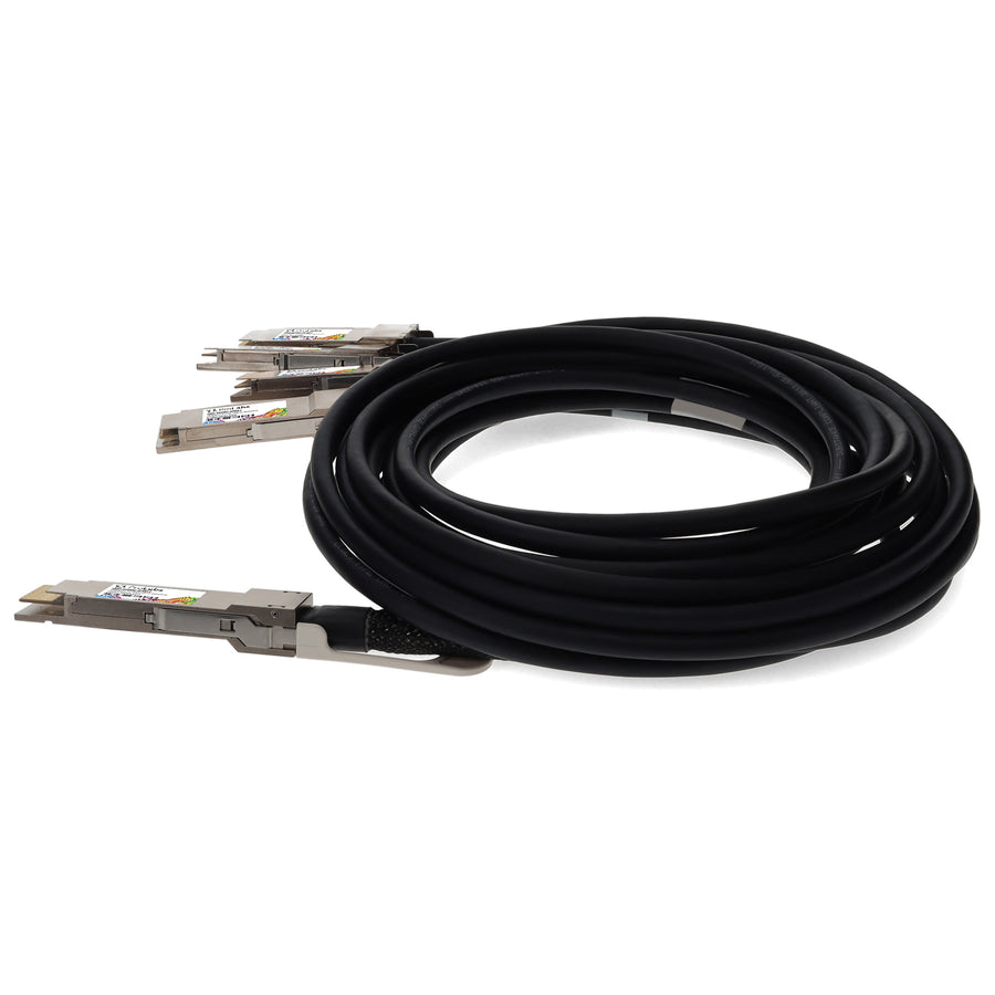 Prolabs Juniper Networks QDD-4X100G-2P5M Compatible TAA Compliant 400GBase-CU QSFPDD to 4x QSFP28 Direct Attach Breakout Cable (Passive Twinax, 2.5m)
