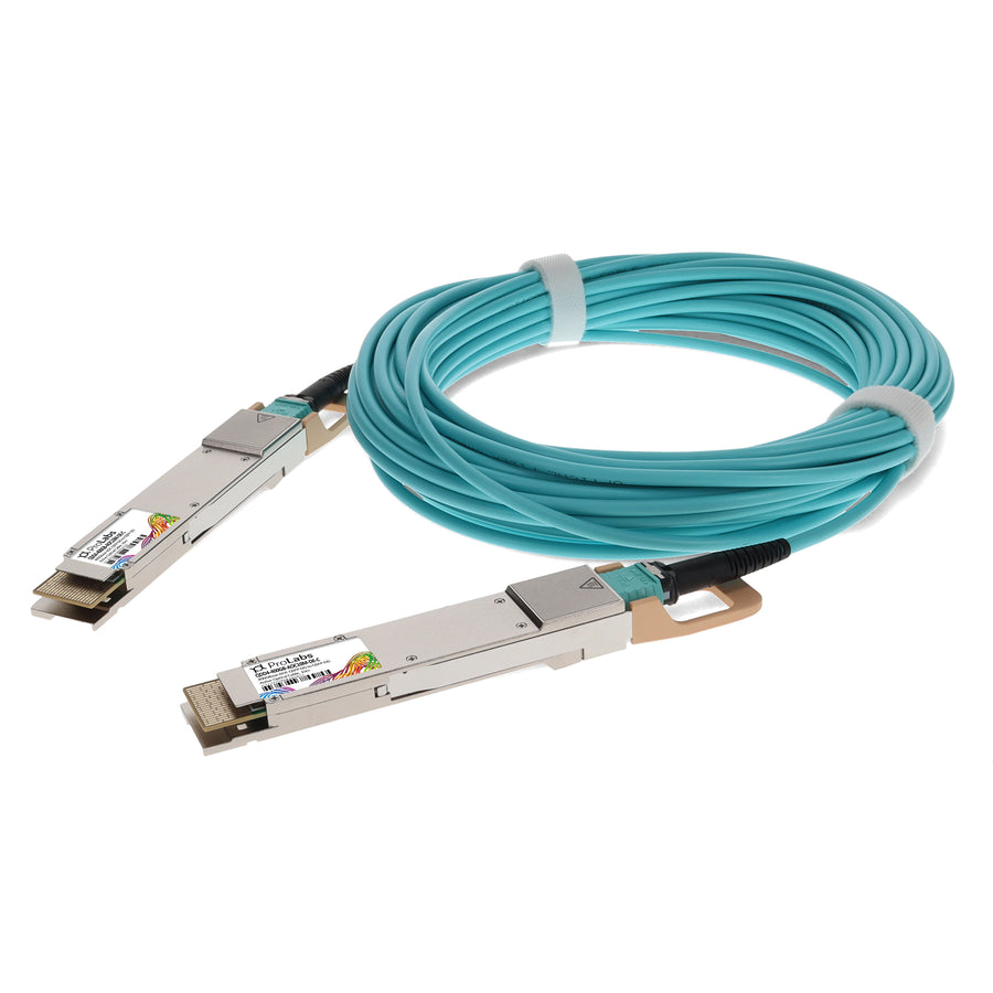 Prolabs Dell Compatible TAA 400GBase-AOC QSFP-DD to QSFP-DD Active Optical Cable (850nm, MMF, 10m)