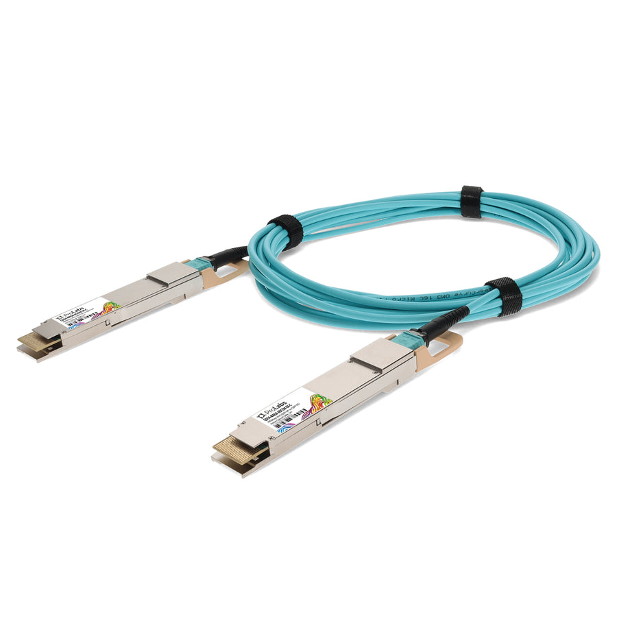 Prolabs Dell Compatible TAA 400GBase-AOC QSFP-DD to QSFP-DD Active Optical Cable (850nm, MMF, 5m)