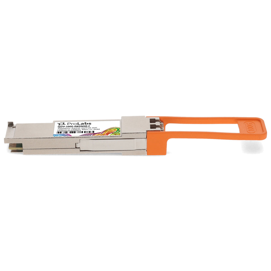 Prolabs Juniper Networks Compatible TAA 100GBase-4WDM-40 QSFP28 Transceiver (SMF, 1295nm to 1309nm, 40km, LC, DOM)