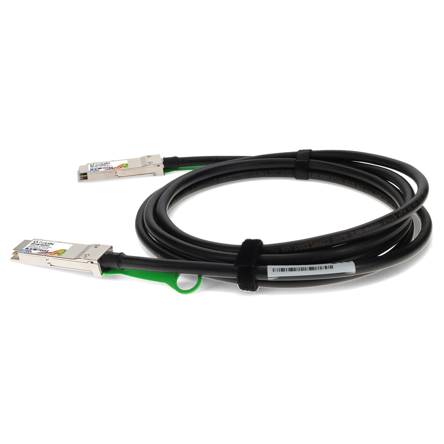 Prolabs MSA and TAA Compliant 100GBase-CU QSFP28 to QSFP28 Direct Attach Cable (Passive Twinax, 2m, 30AWG, -40 to 85C)