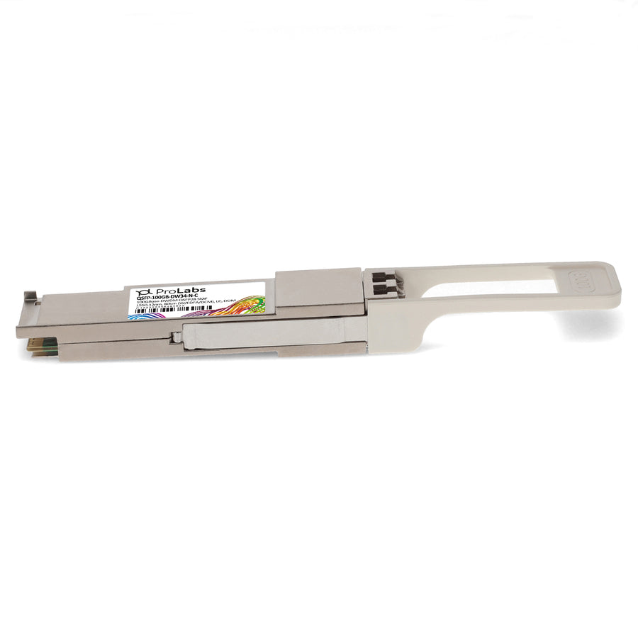 Prolabs Alcatel-Lucent Nokia 7750 Compatible TAA 100GBase-DWDM PAM4 QSFP28 Transceiver Single Lambda C-Band (SMF, 1550.12nm, 80km w/EDFA/DCM, LC, DOM)