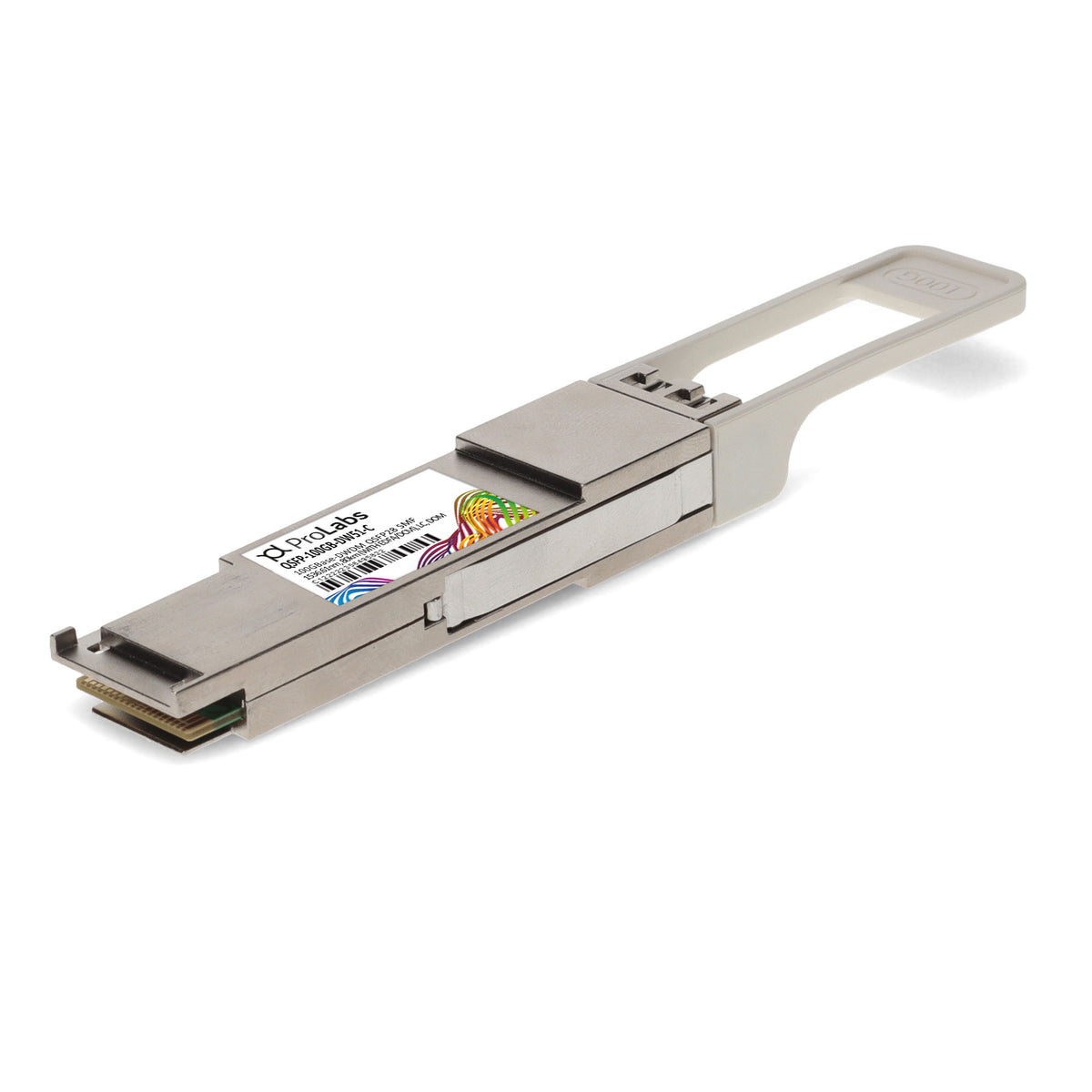 Prolabs MSA and TAA 100GBase-DWDM PAM4 QSFP28 Transceiver Single Lambda C-Band 100GHz w/EDFA/DCM (SMF, 1536.61nm, 80km w/EDFA/DCM, LC, DOM)