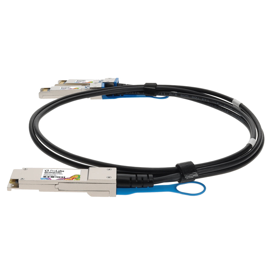 Prolabs Cisco Compatible 20GBase-CU QSFP+ to 2xSFP+ Direct Attach Cable (Passive Twinax, 3m)