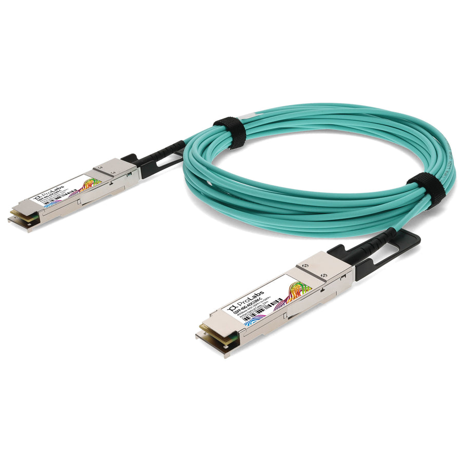 Prolabs MSA and TAA Compliant 40GBase-AOC QSFP Transceiver (Active Optical Cable, 13m, DOM)