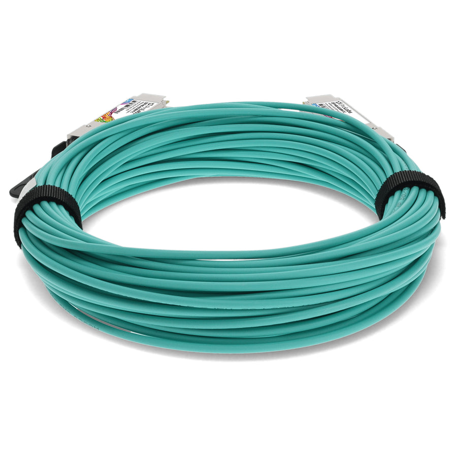 Prolabs Fortinet Compatible TAA 40GBase-AOC QSFP+ to QSFP+ Active Optical Cable (850nm, MMF, 40m)