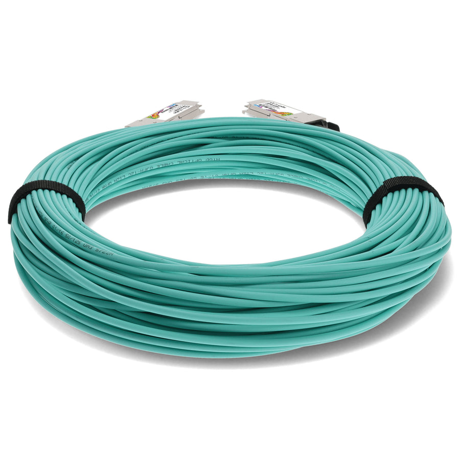 Prolabs MSA and TAA Compliant 40GBase-AOC QSFP+ to QSFP+ Active Optical Cable (850nm, MMF, 60m)
