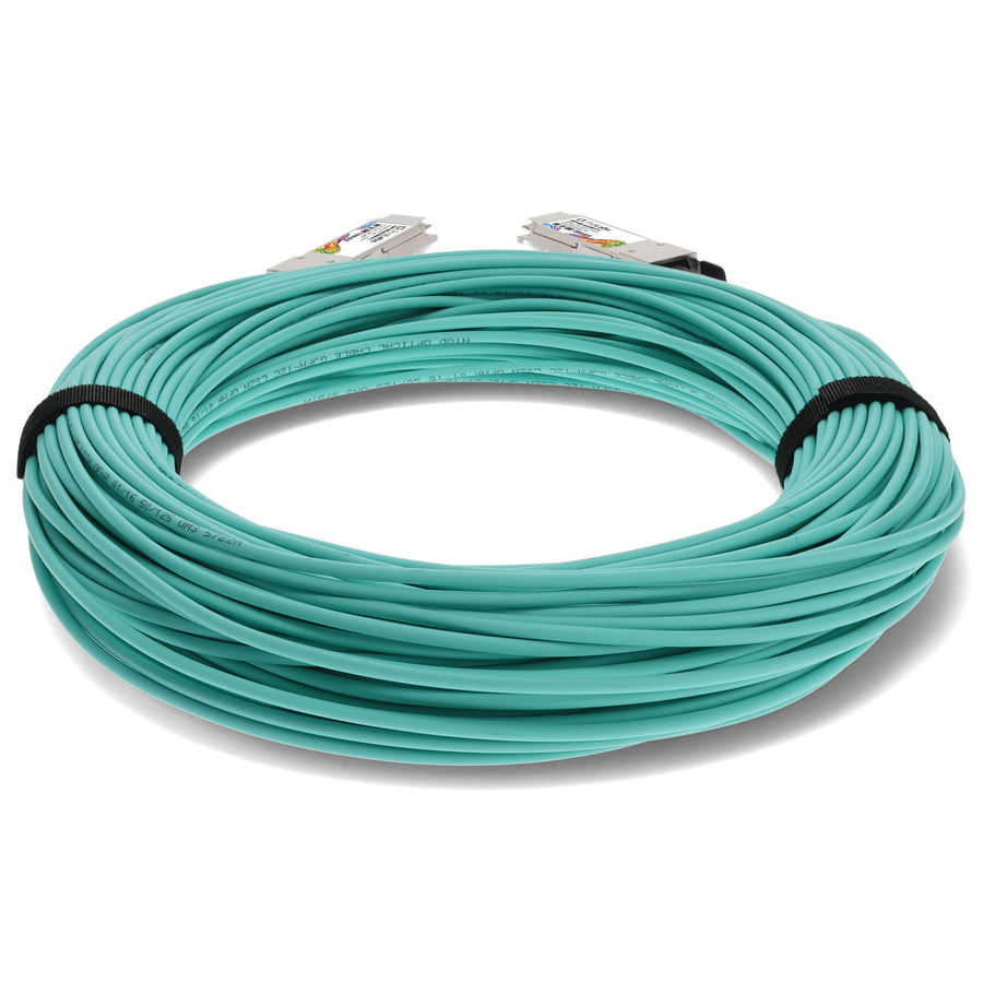 Prolabs Fortinet Compatible TAA 40GBase-AOC QSFP+ to QSFP+ Active Optical Cable (850nm, MMF, 90m)