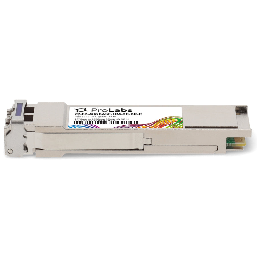 Prolabs Brocade (Formerly) Compatible TAA 40GBase-LR4 QSFP+ Transceiver (SMF, 1270-1330nm, 20km, LC, DOM)
