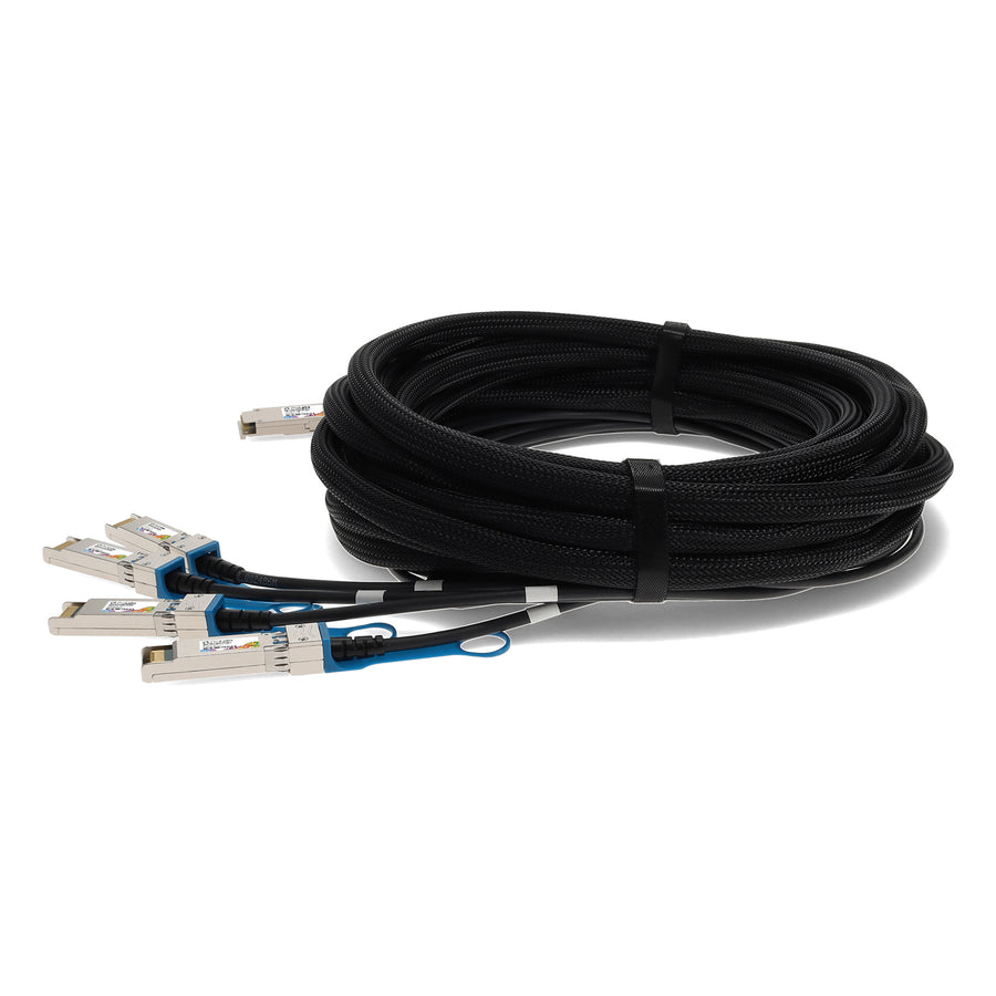 Prolabs Brocade (Formerly) Compatible TAA 40GBase-CU QSFP to 4xSFP+ Transceiver (Twinax DAC, 7m, Active)