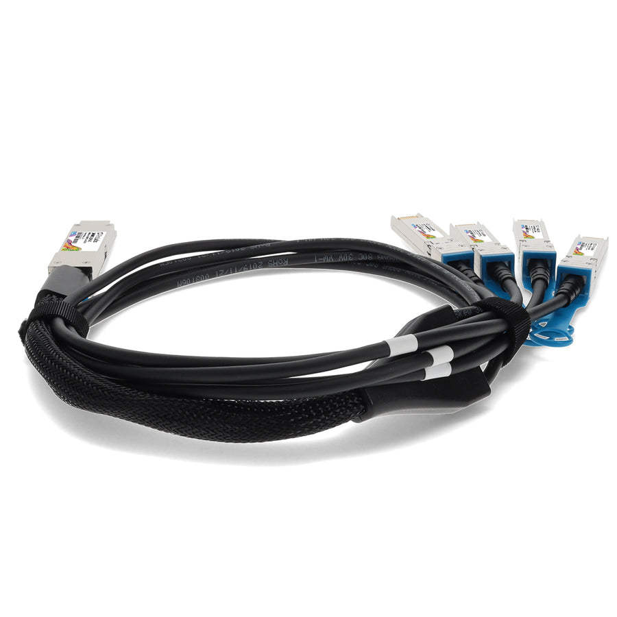 Prolabs Cisco QSFP-4SFP25G-CU3-5M Compatible TAA Compliant 100GBase-CU QSFP28 to 4xSFP28 Direct Attach Cable (Passive Twinax, 3.5m)