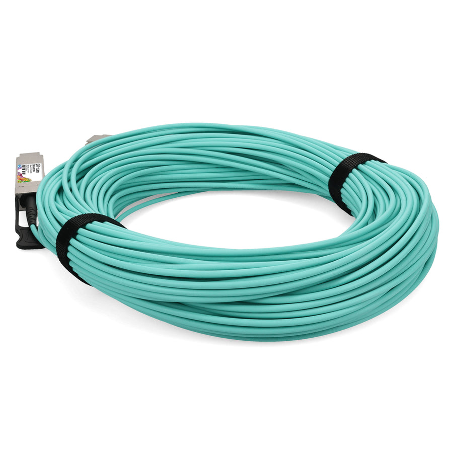 Prolabs MSA and TAA Compliant 56GBase-AOC QSFP+ Active Optical Cable (850nm, MMF, 100m)