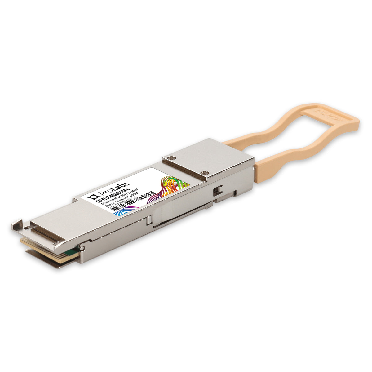 Prolabs MSA and TAA 400GBase-SR4 QSFP112 Transceiver (MMF, 850nm, 100m, MPO, DOM, CMIS 5.0, Flat Top)