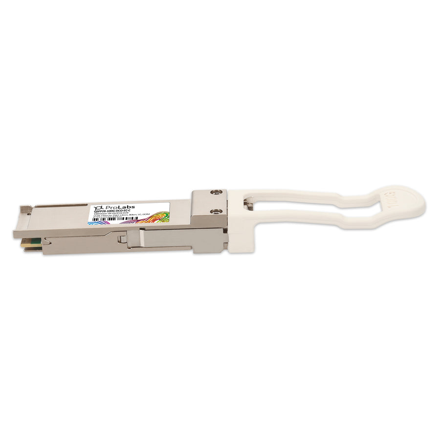 Prolabs Edge-corE Compatible (with select systems) TAA 100GBase-ZR QSFP28 Transceiver (SMF, 1528.77nm to 1567.13nm, 80km, LC, DOM)