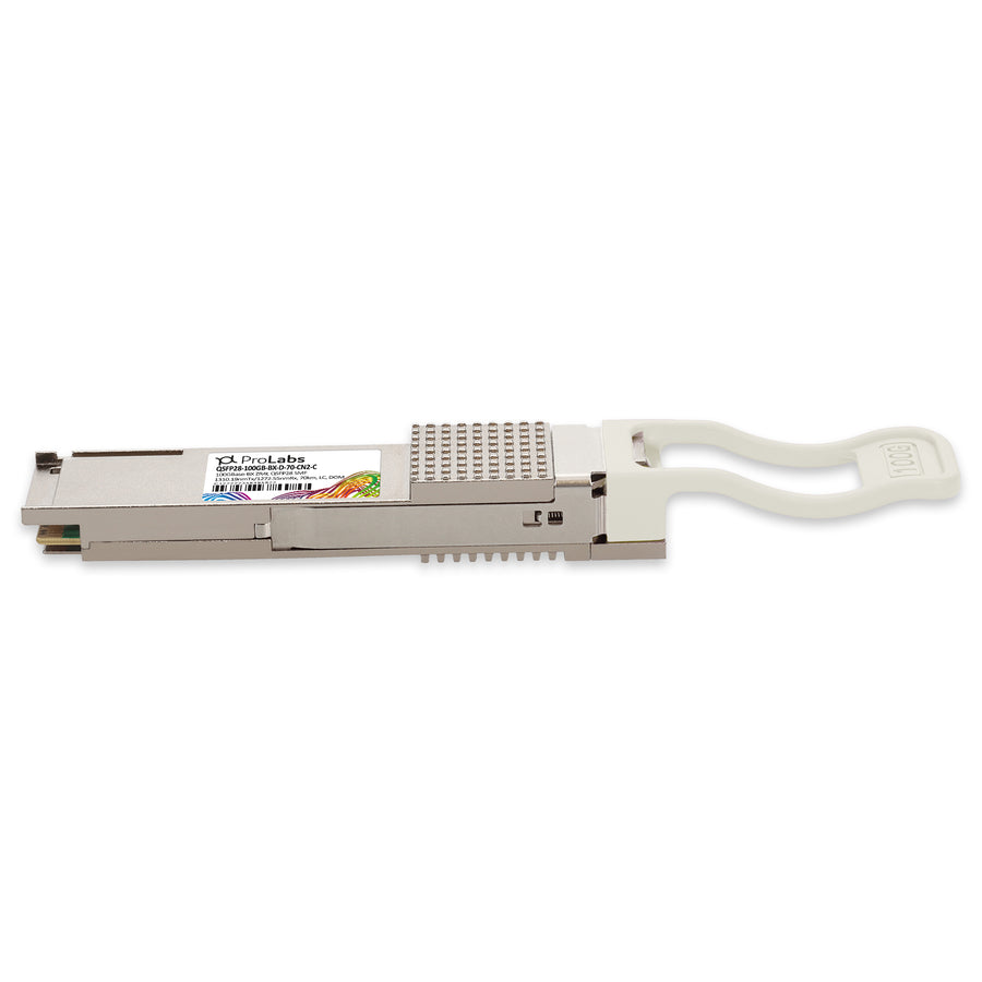 Prolabs Ciena Compatible TAA 100GBase-ZR4 Lite BX QSFP28 Transceiver (SMF, 1310.19nmTx/1272.55nmRx, 70km, LC, DOM)