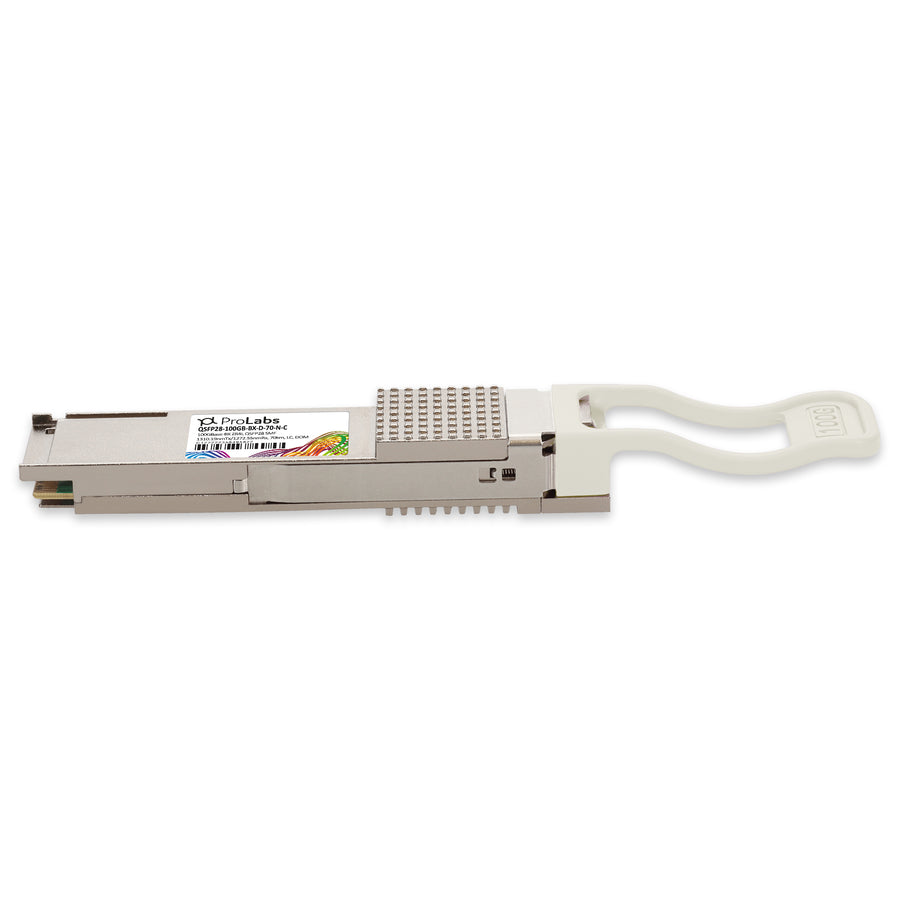 Prolabs Alcatel-Lucent Nokia Compatible TAA 100GBase-ZR4 Lite BX QSFP28 Transceiver (SMF, 1310.19nmTx/1272.55nmRx, 70km, LC, DOM)