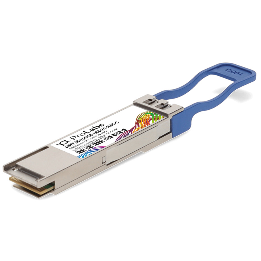 Prolabs H3C Compatible TAA 100GBase-LR4 QSFP28 Transceiver (SMF, 1295nm to 1309nm, 20km, LC, DOM)