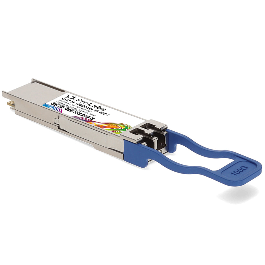 Prolabs H3C Compatible TAA 100GBase-LR4 QSFP28 Transceiver (SMF, 1295nm to 1309nm, 20km, LC, DOM)