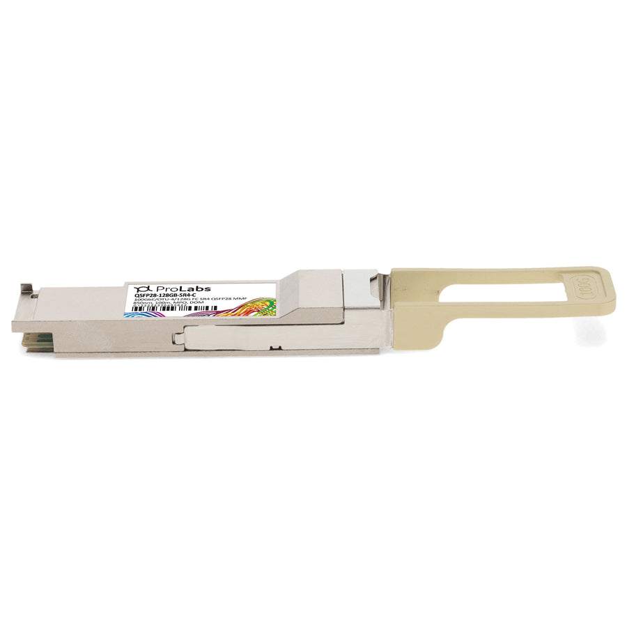 Prolabs MSA and TAA 100GbE/OTU-4/128G FC Multi-Rate SR4 QSFP28 Transceiver (MMF, 850nm, 100m, MPO, DOM)