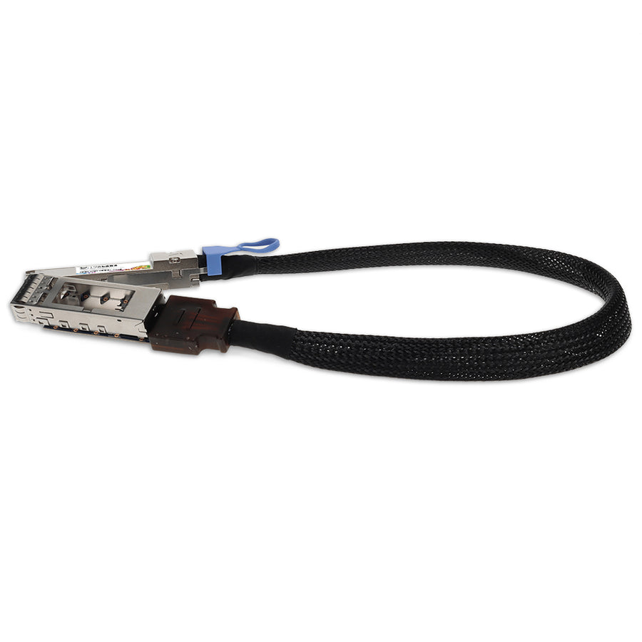 Prolabs 200GBase-CU QSFP56 to QSFP56 Male to Female Direct Attach Extension Cable (Passive Twinax, 36cm, 30AWG)