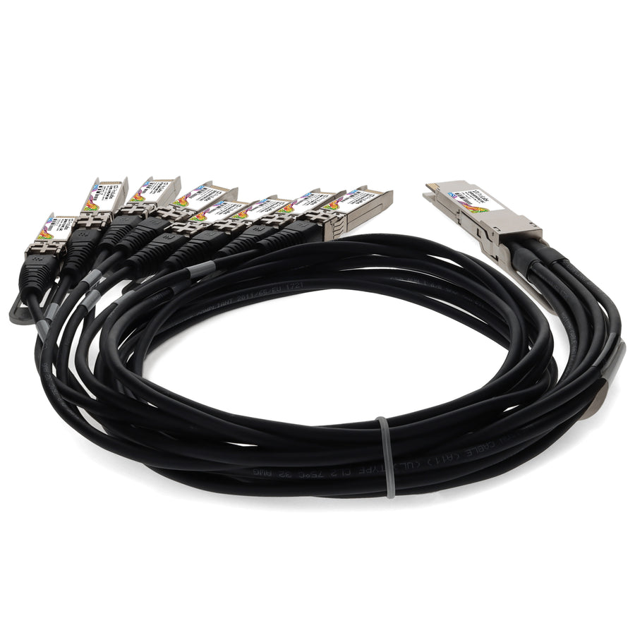 Prolabs MSA and TAA 400GBase-CU QSFP-DD 400G to 8xSFP56 Direct Attach Cable (Passive Twinax, 1.5m)