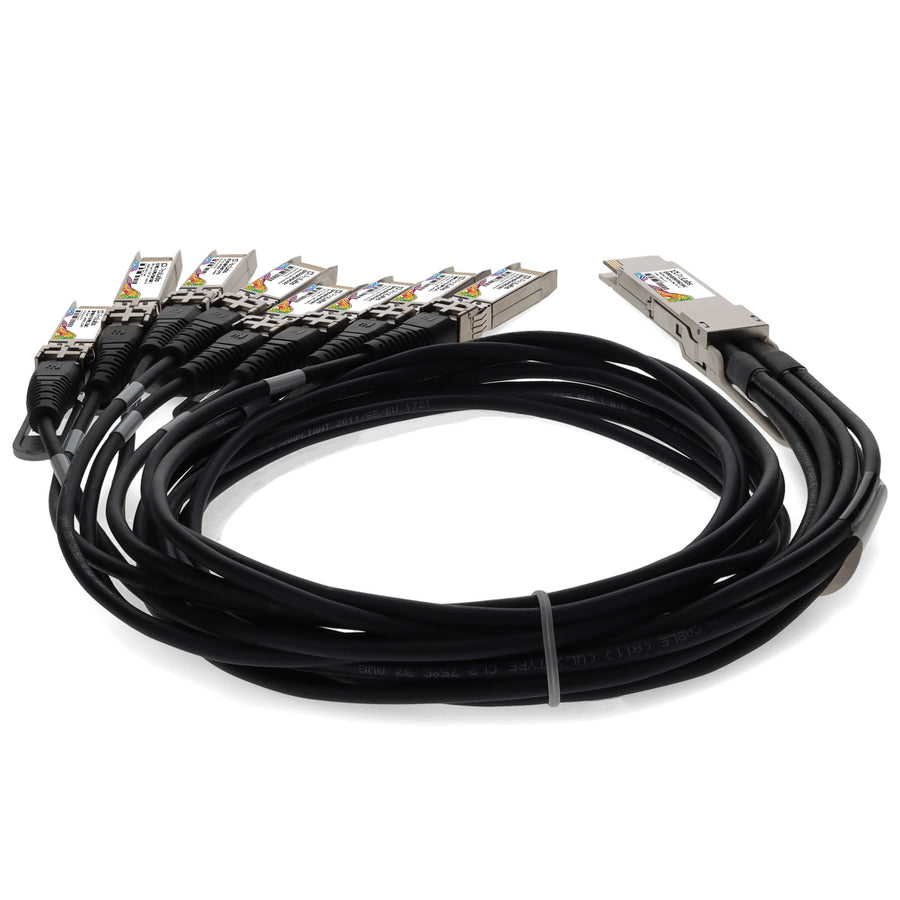 Prolabs MSA and TAA Compliant 400GBase-CU QSFP-DD 400G to 8xSFP56 Direct Attach Cable (Passive Twinax, 2.5m)