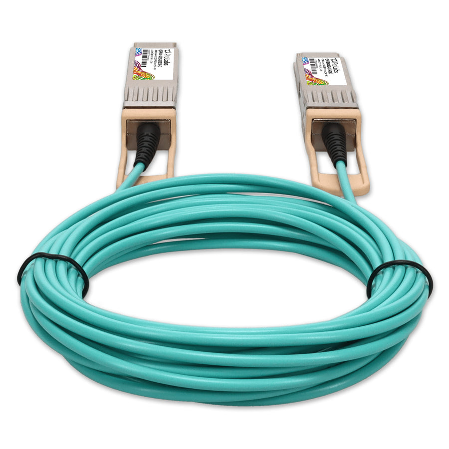 Prolabs MSA and TAA Compliant 400GBase-AOC QSFP-DD to QSFP-DD Active Optical Cable (850nm, MMF, 0.5m)