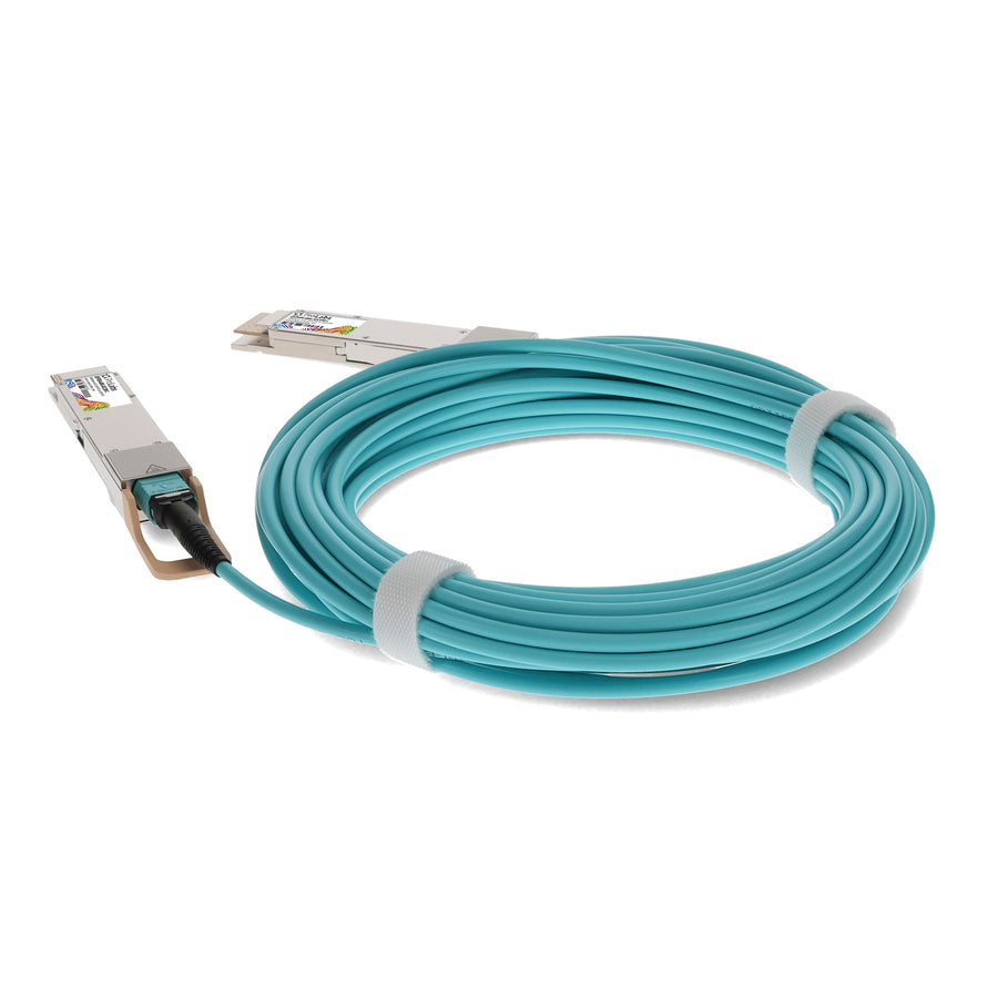 Prolabs MSA and TAA Compliant 400GBase-AOC QSFP-DD to QSFP-DD Active Optical Cable (850nm, MMF, 10m)