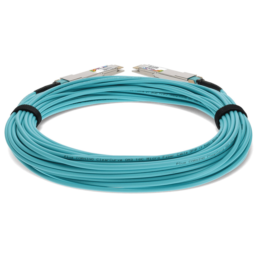 Prolabs MSA and TAA 400GBase-AOC QSFP-DD to QSFP-DD Active Optical Cable (850nm, MMF, 24m, CMIS 4.0)