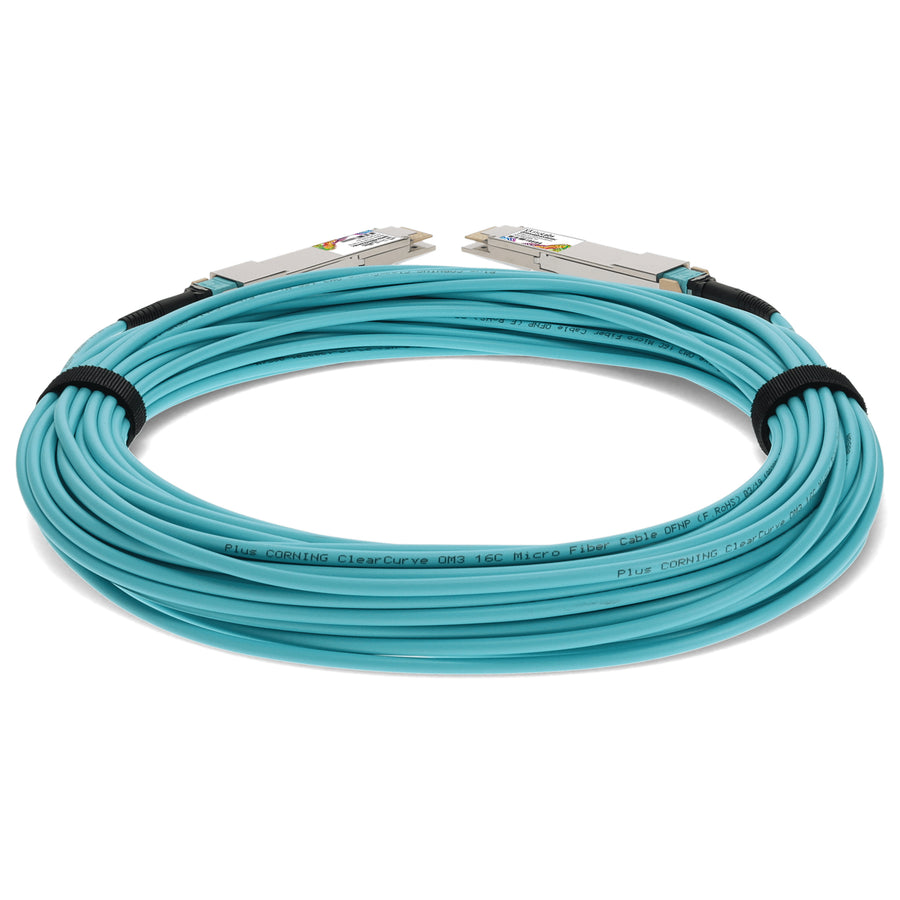 Prolabs Mellanox Compatible TAA 400GBase-AOC QSFP-DD to QSFP-DD Active Optical Cable (850nm, MMF, 35m)
