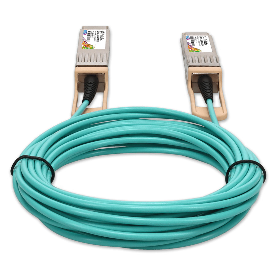 Prolabs MSA and TAA 400GBase-AOC QSFP-DD to QSFP-DD Low Power Active Optical Cable (850nm, MMF, 60m)