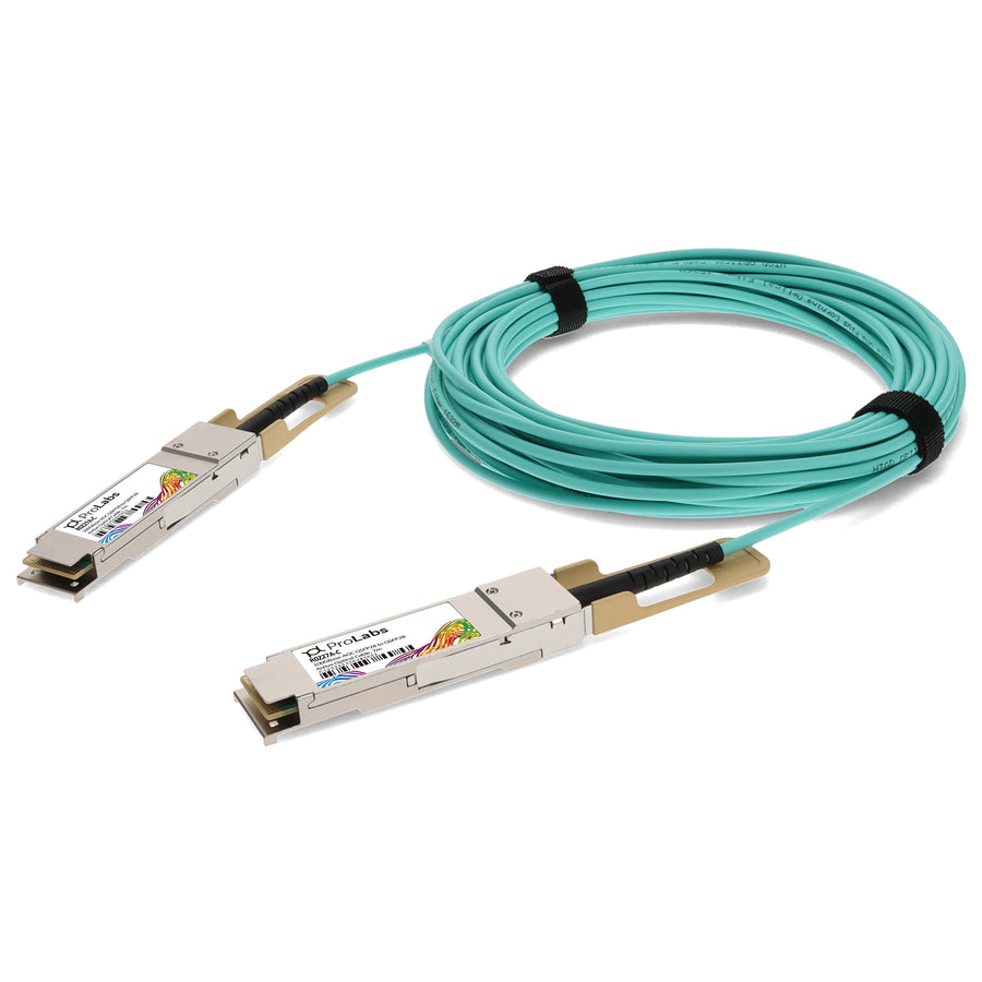 Prolabs Aruba Networks R0Z27A Compatible TAA 100GBase-AOC QSFP28 to QSFP28 Active Optical Cable (850nm, MMF, 7m)