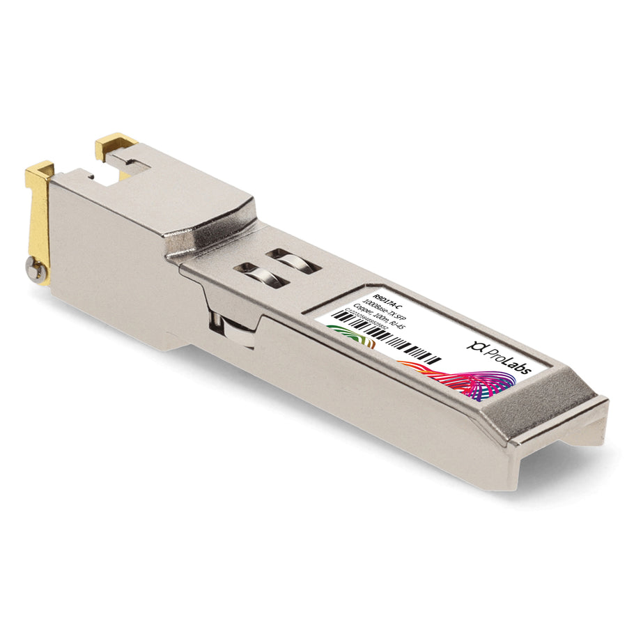 Prolabs HP R9D17A Compatible TAA 10/100/1000Base-TX SFP Transceiver (Copper, 100m, RJ-45)