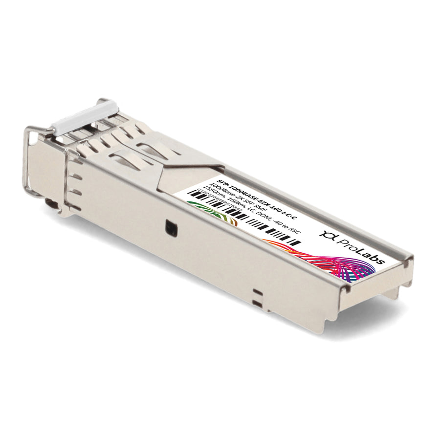 Prolabs Cisco Compatible TAA 1000Base-ZX SFP Transceiver (SMF, 1550nm, 160km, LC, DOM, -40 to 85C)
