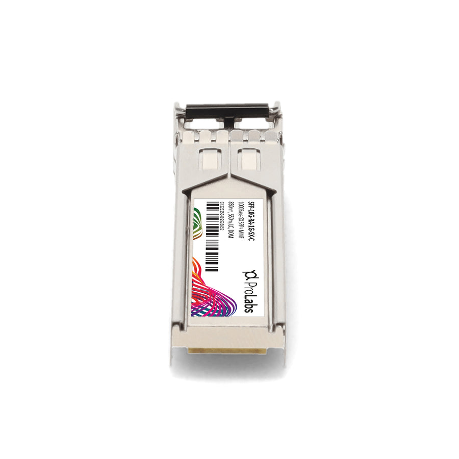 Prolabs Arista Networks SFP-10G-RA-1G-SX Compatible 1000Base-SX (media interface) to 10G (host) adapting SFP+ Transceiver (MMF,850nm,550m,LC,DOM)