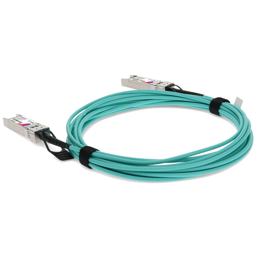 Prolabs NetAPP Compatible TAA 10GBase-AOC SFP+ Active Optical Cable (850nm, MMF, 10m, Aqua)