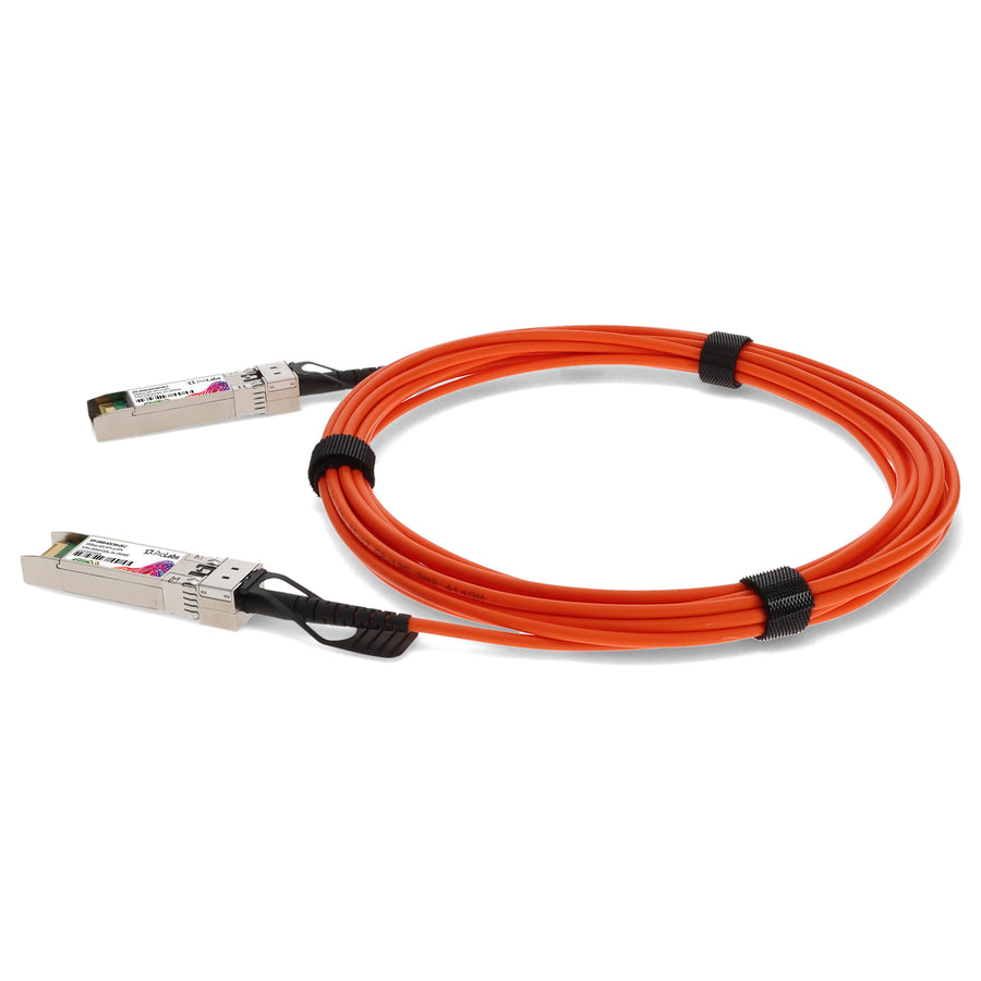 Prolabs MSA and TAA Compliant 10GBase-AOC SFP+ to SFP+ Orange Active Optical Cable (850nm, MMF, 3m)